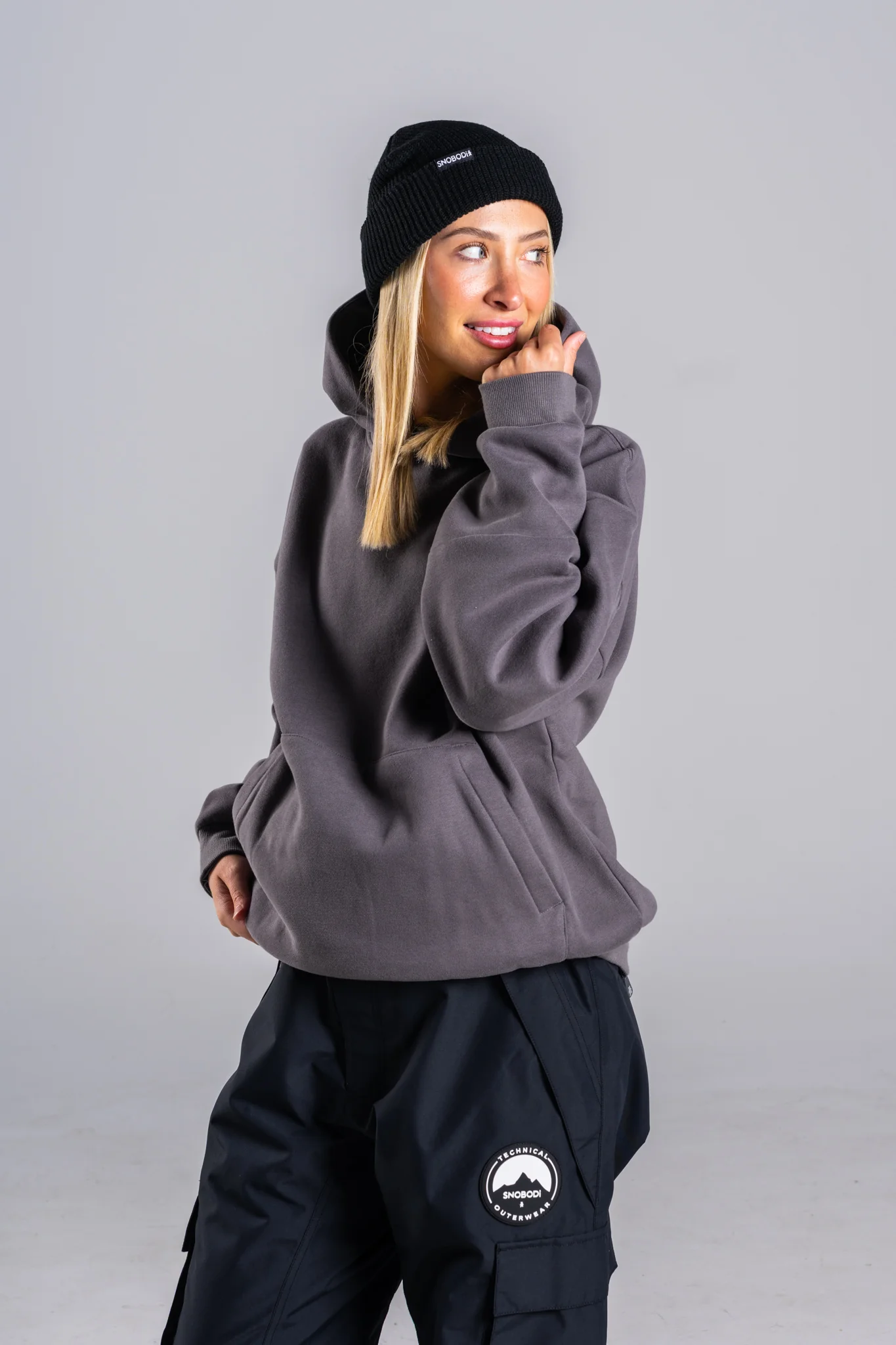 Academy Hoodie - Charcoal - Image 2