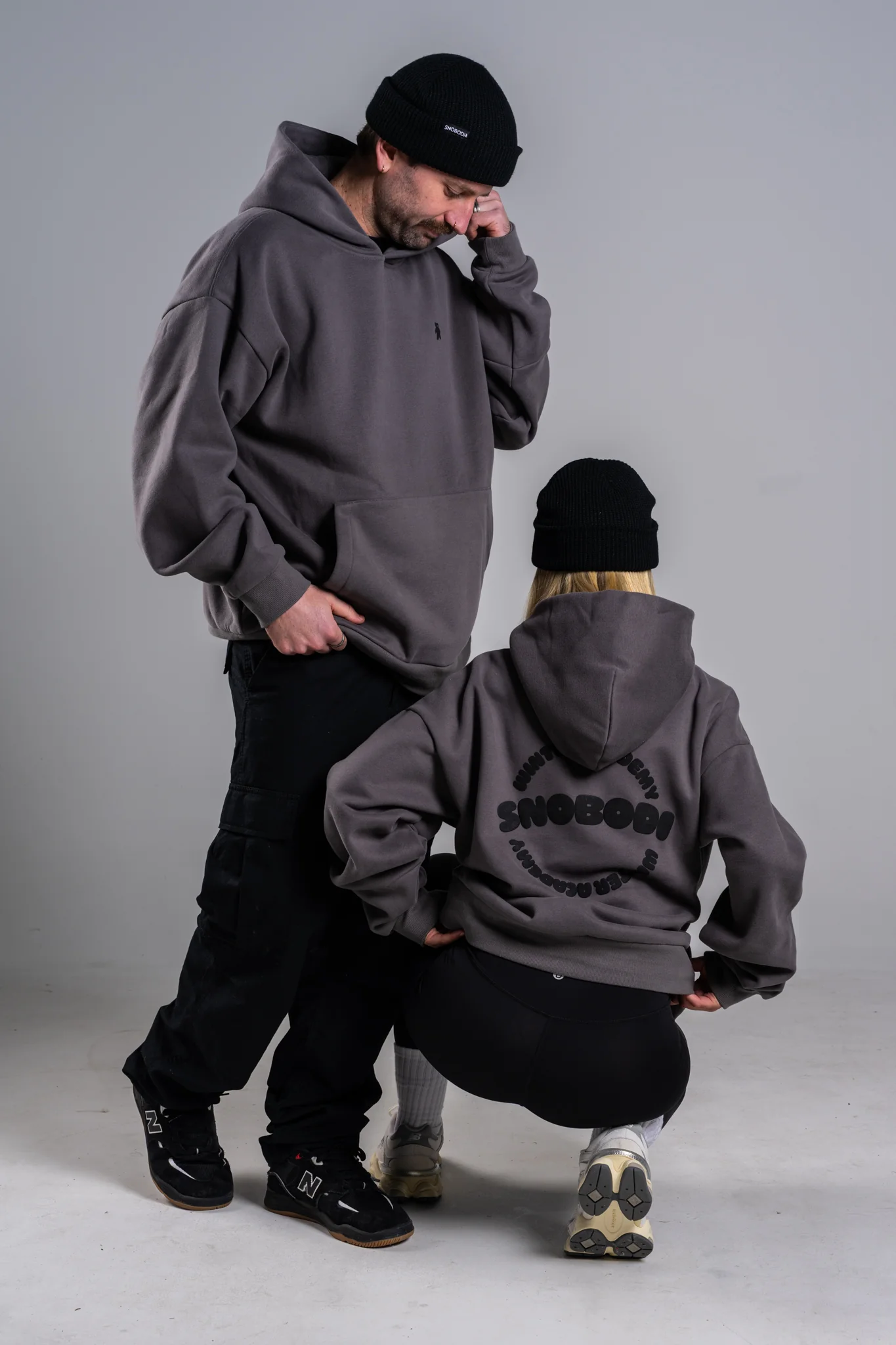 Academy Hoodie - Charcoal - Image 4