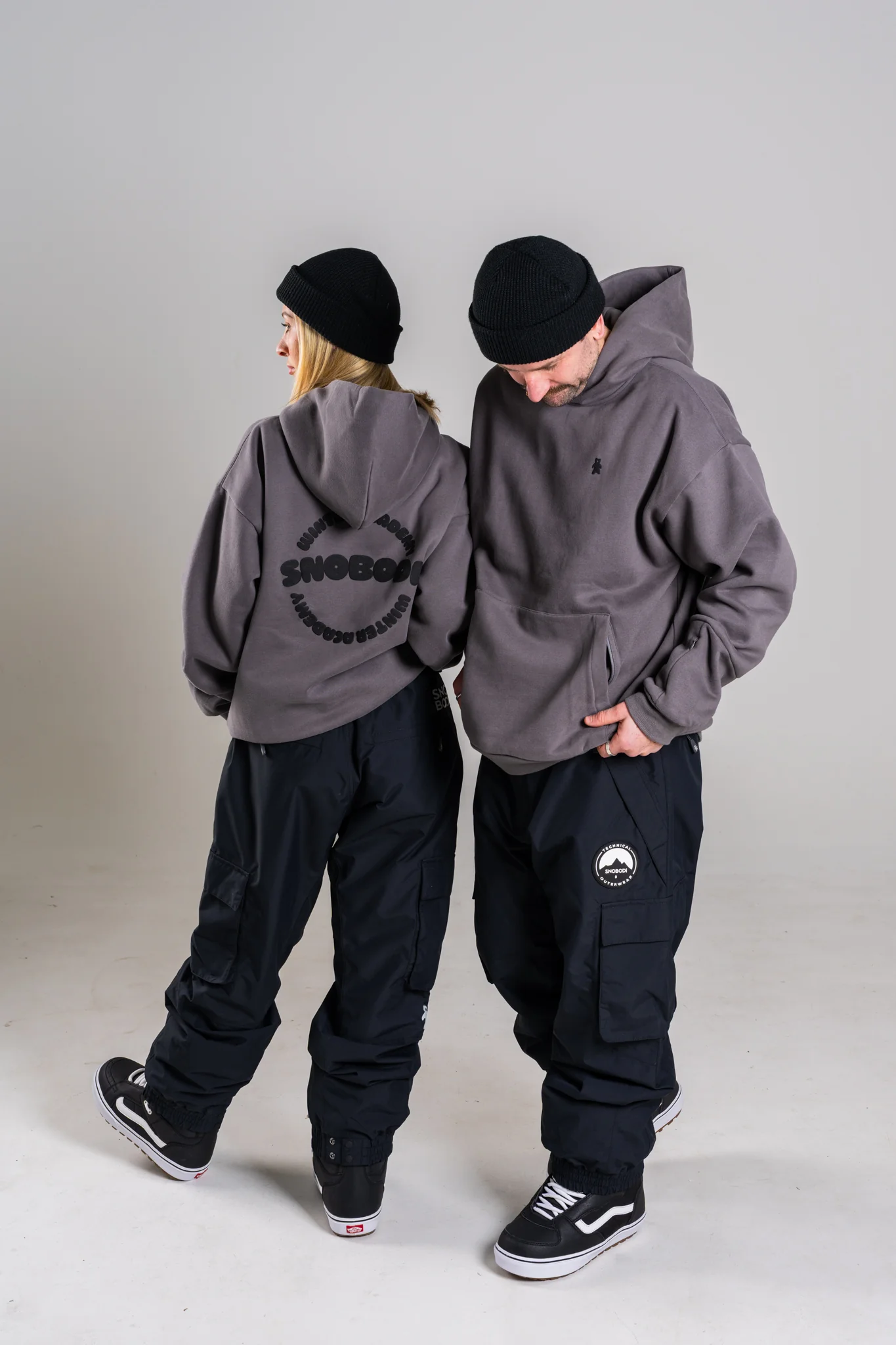 Academy Hoodie - Charcoal - Image 8