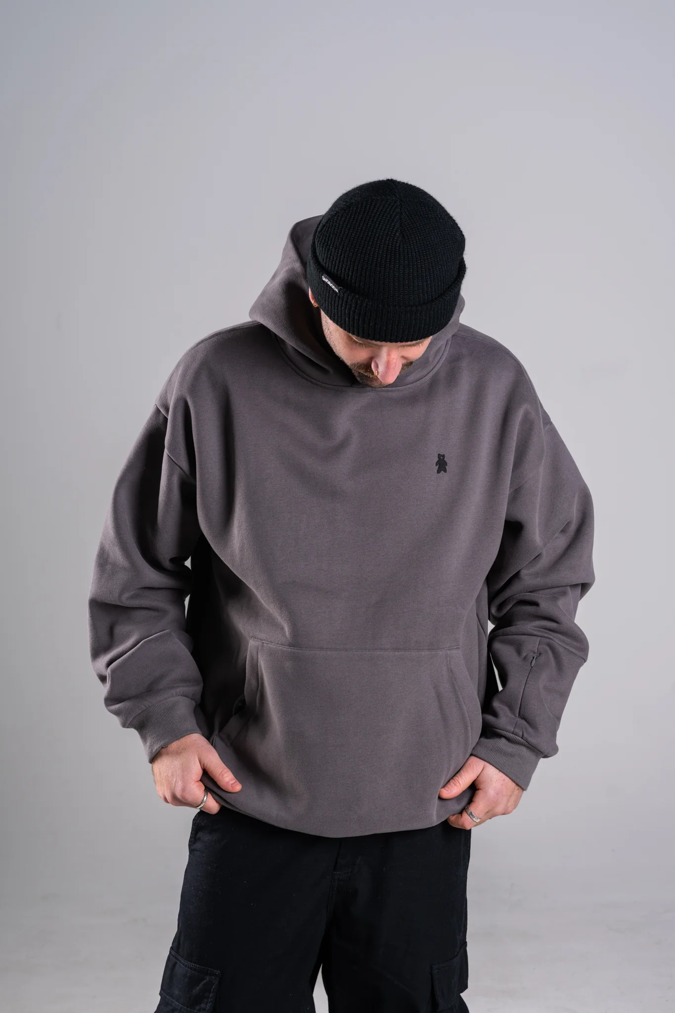 Academy Hoodie - Charcoal - Image 9