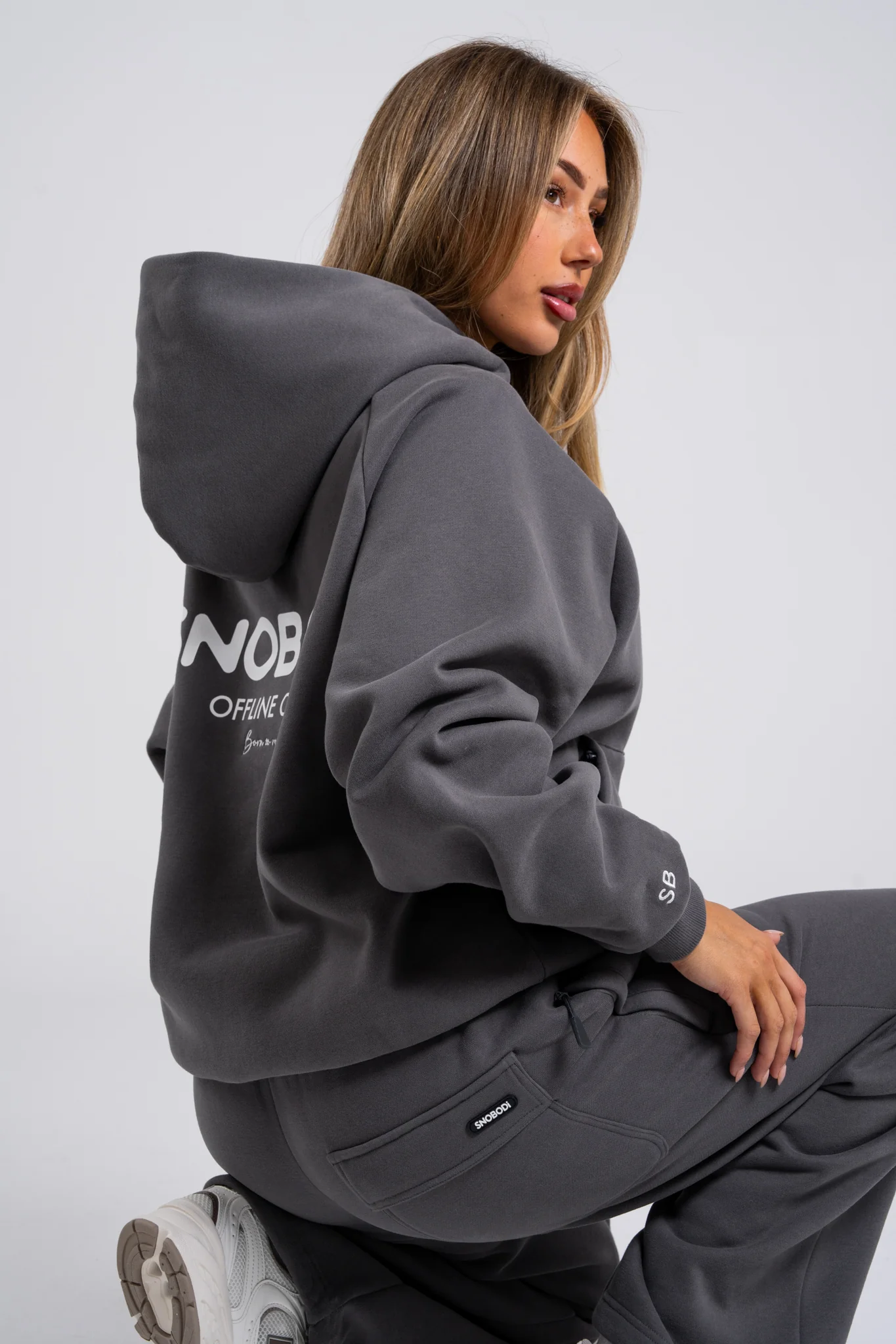 Offline Hoodie - Charcoal - Image 15