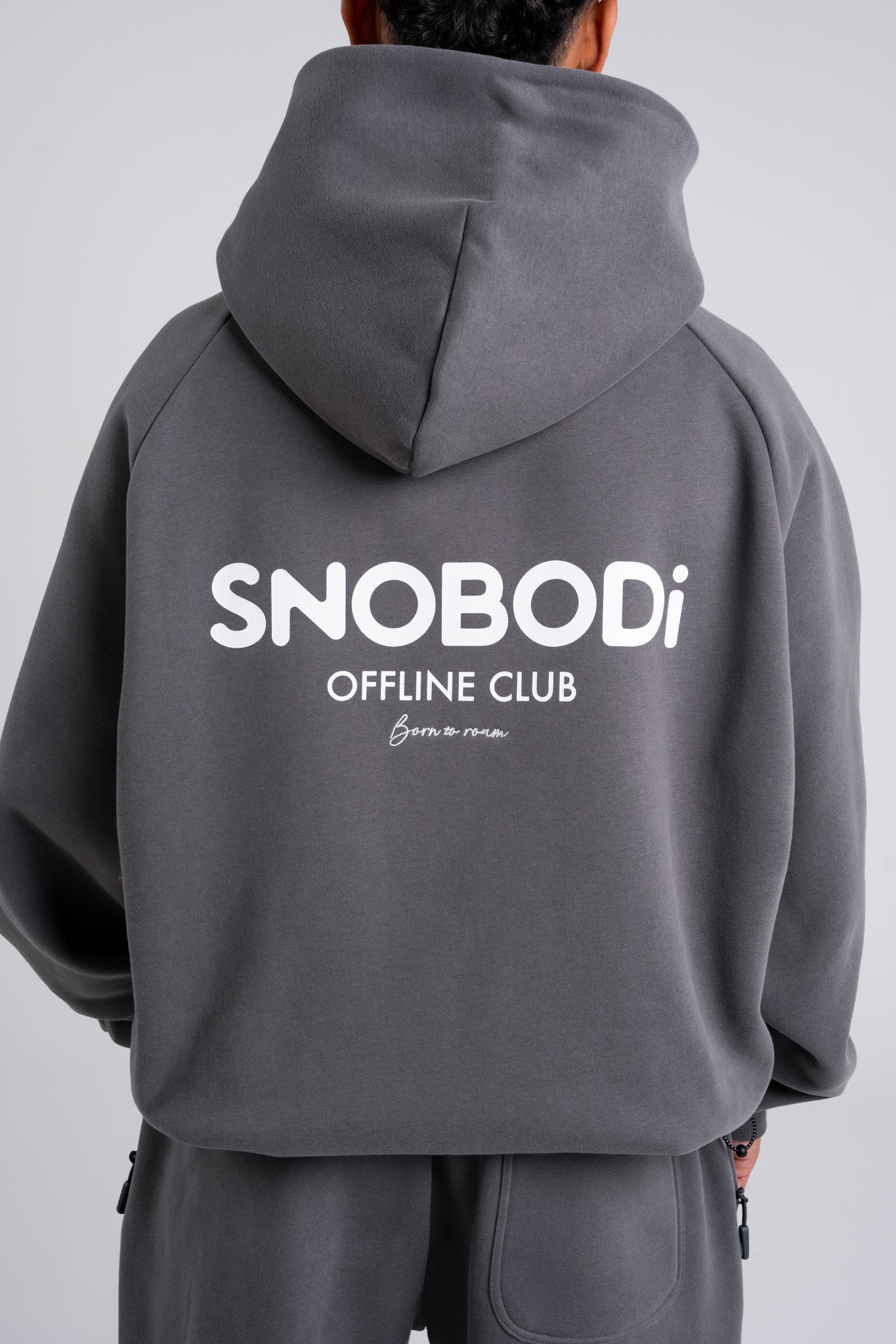 Offline Hoodie - Charcoal - Image 5