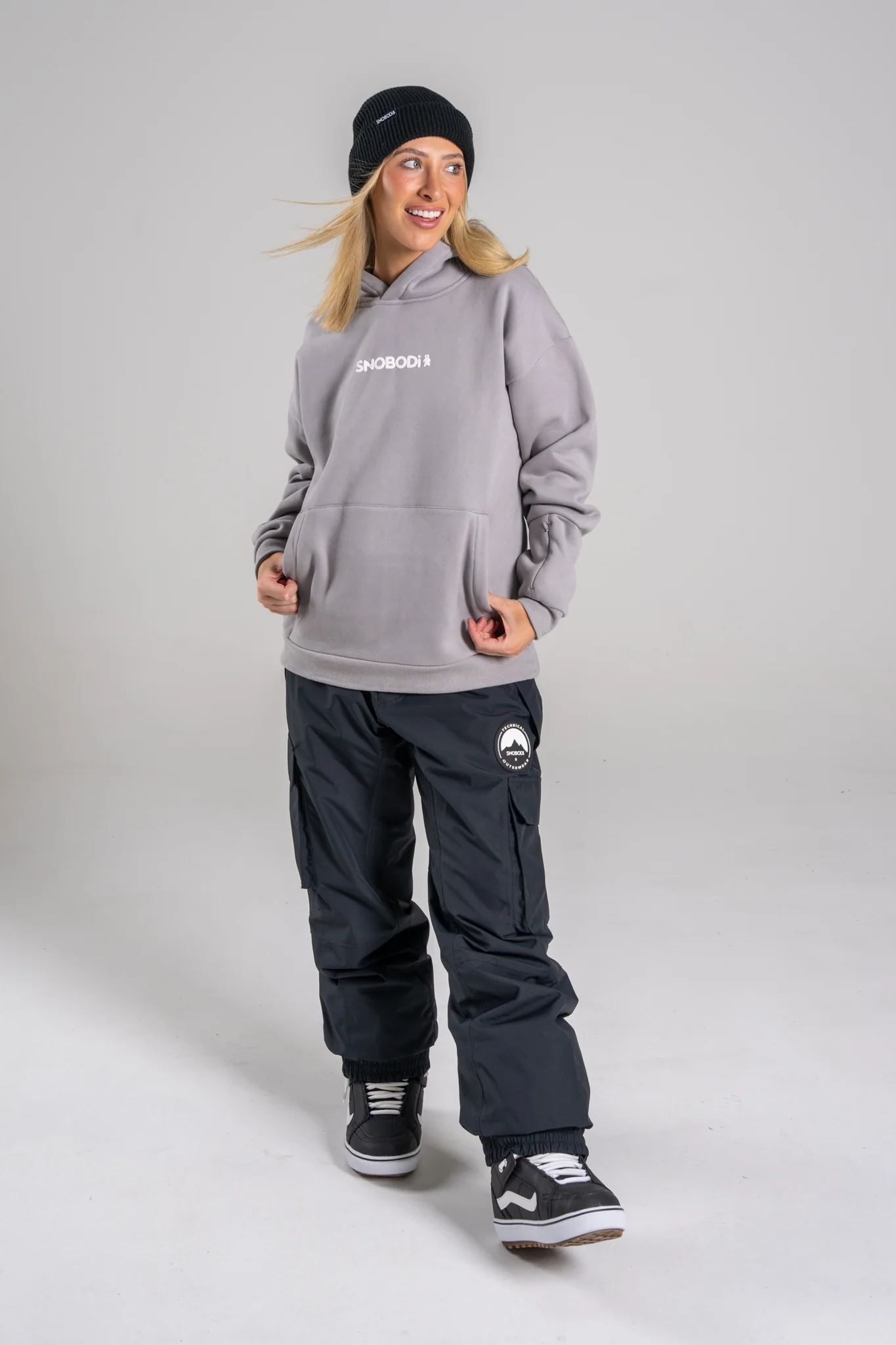 Venture Hoodie - Light Grey - Image 7